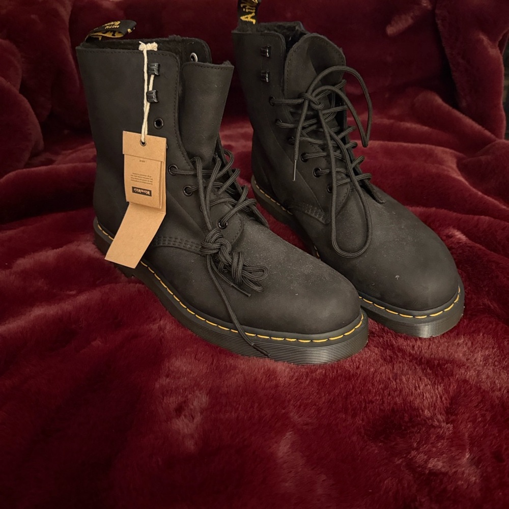 Dr. Martens Matte Black Men's Boots
